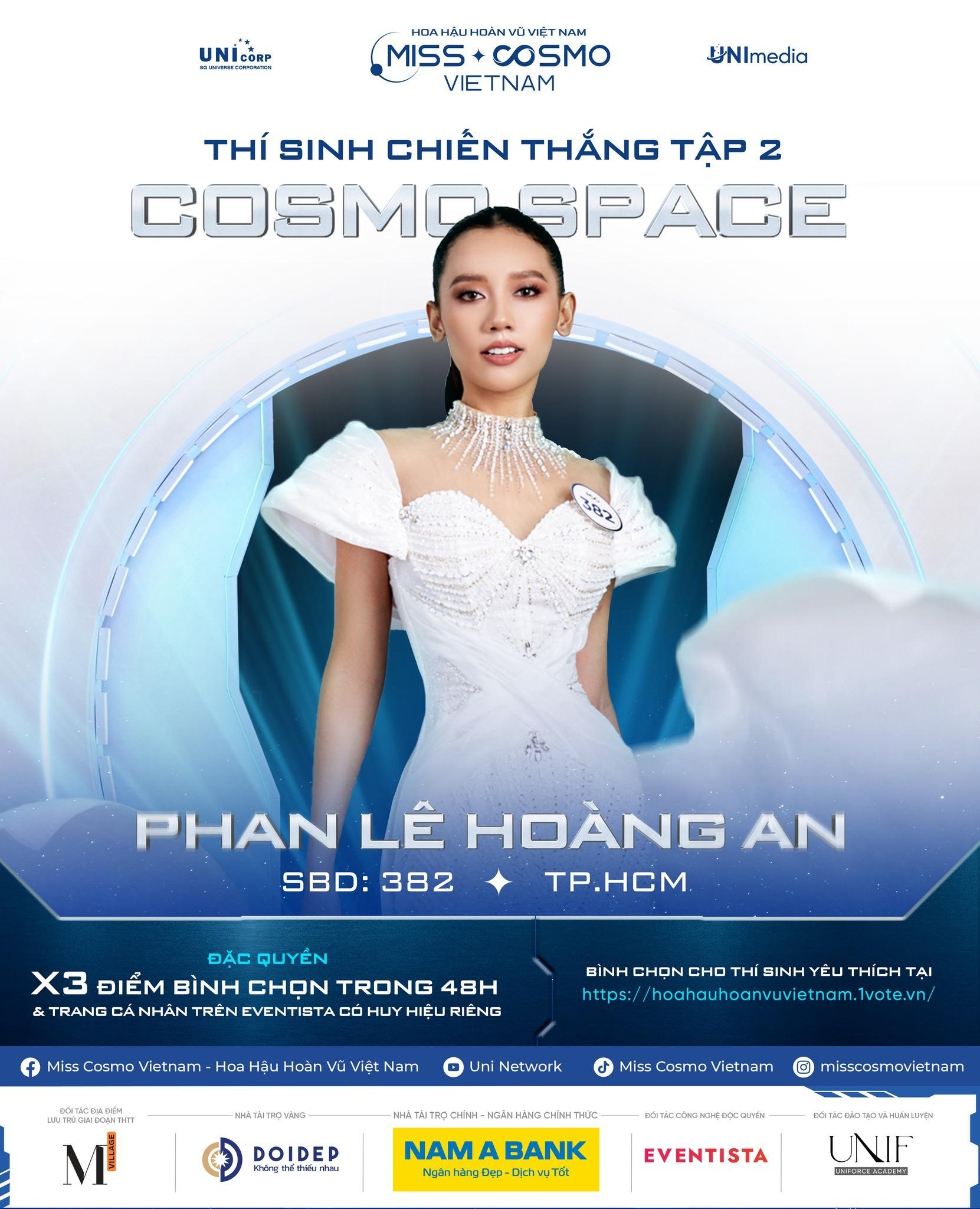 Sau chiến thắng Tập 2, Phan Lê Hoàng An dẫn đầu bảng xếp hạng "Thí sinh được yêu thích nhất" qua cổng bình chọn Eventista